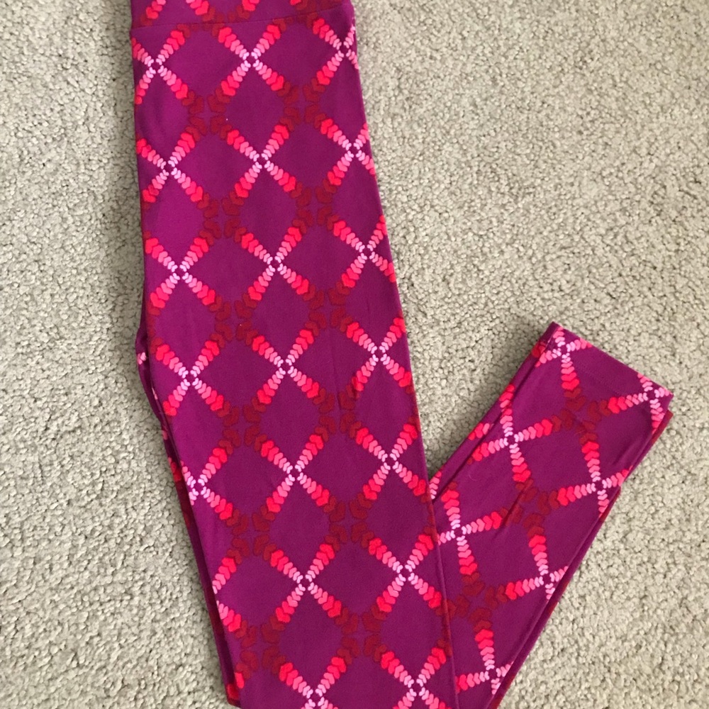 OS LuLaRoe Valentines Leggings
